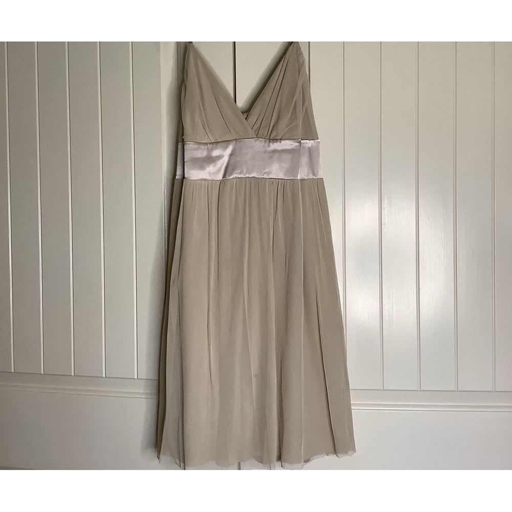 Necessary Objects Champagne Prom/Cocktail Dress Sz 2X